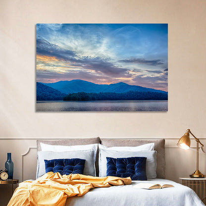 Lake Santeetlah Sunset Glow Wall Art