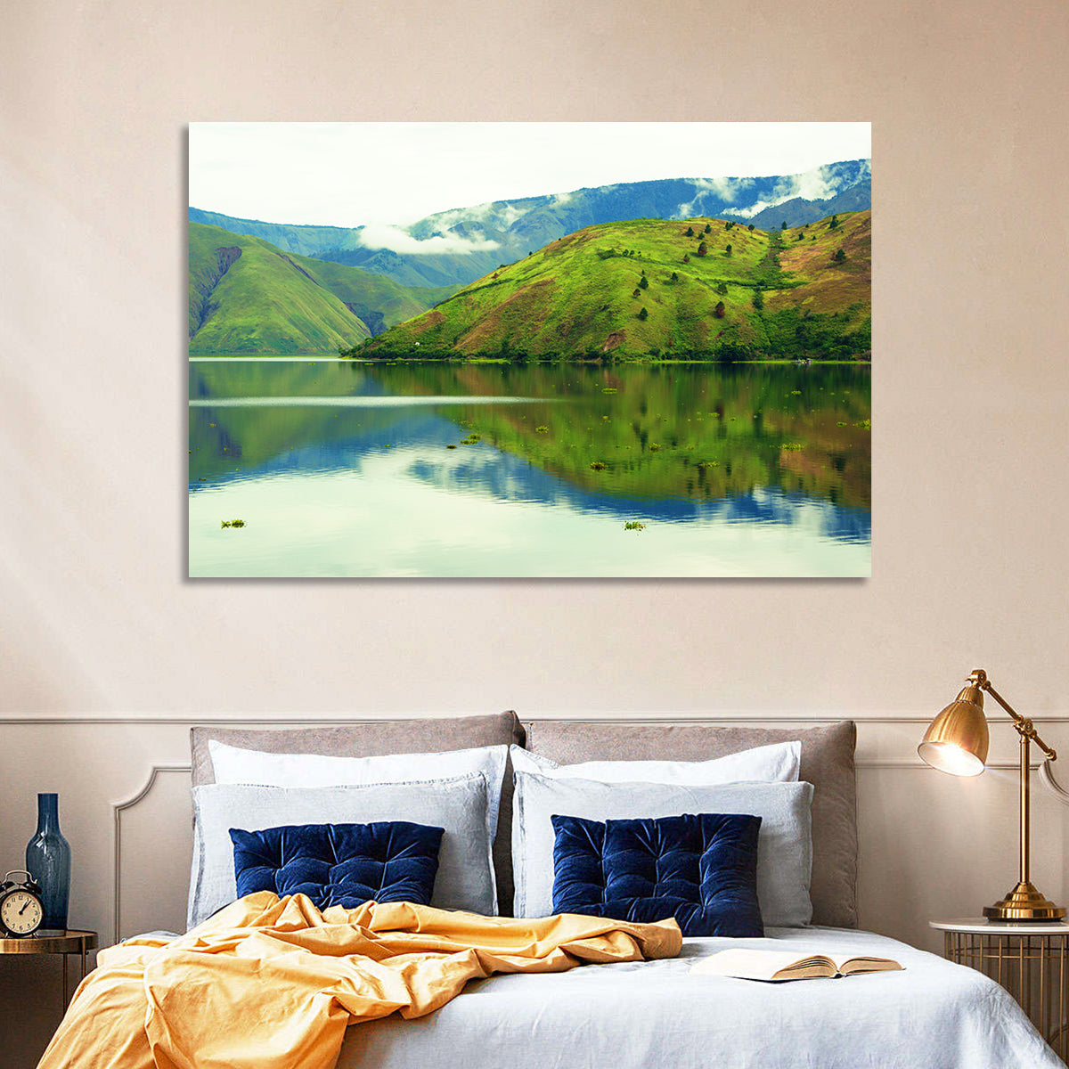 Lake Toba Reflection Wall Art