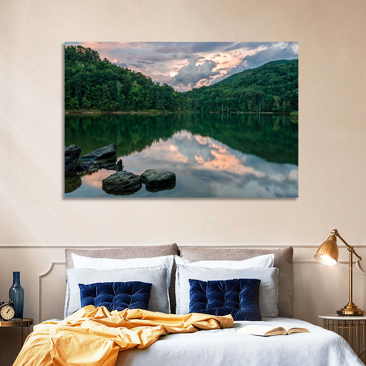 Martins Fork Lake Sunset Wall Art