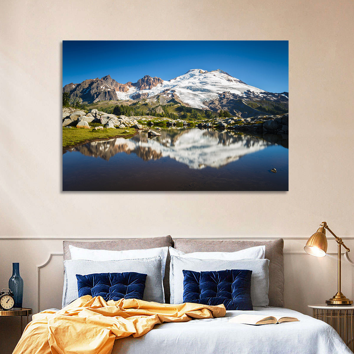 Snow-capped Mount Baker Wall Art