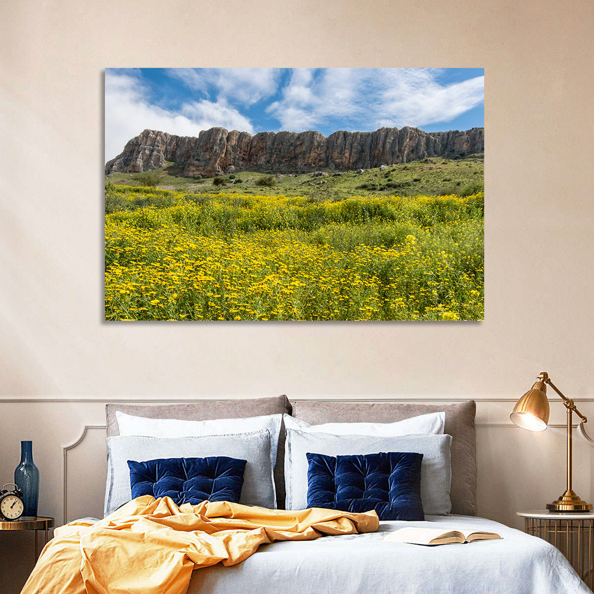 Mount Arbel Wildflower Meadow Wall Art