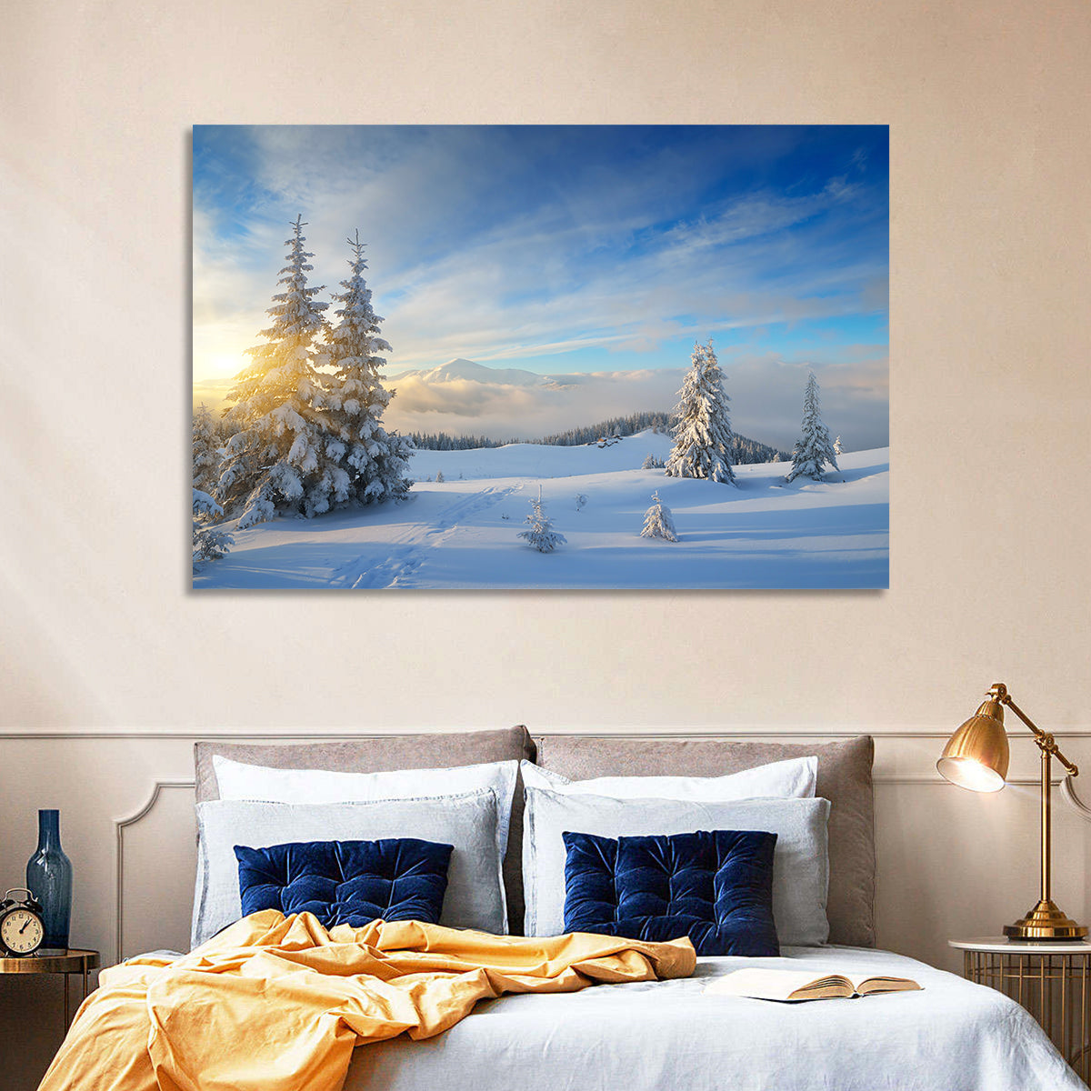 Carpathian Winter Sunrise Wall Art