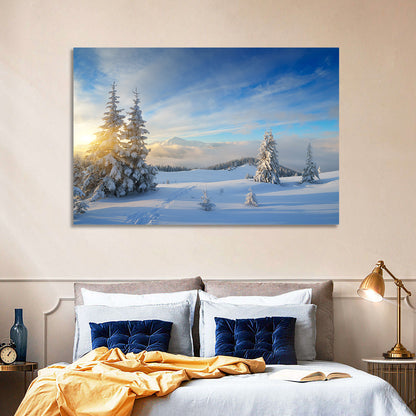 Carpathian Winter Sunrise Wall Art