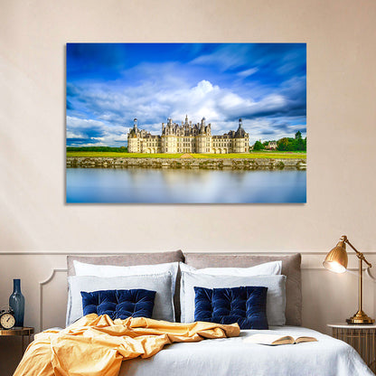 Château De Chambord Reflection Wall Art