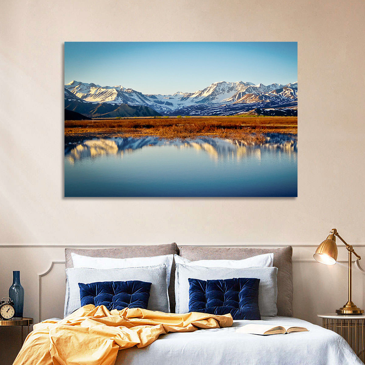Summit Lake Reflection Wall Art