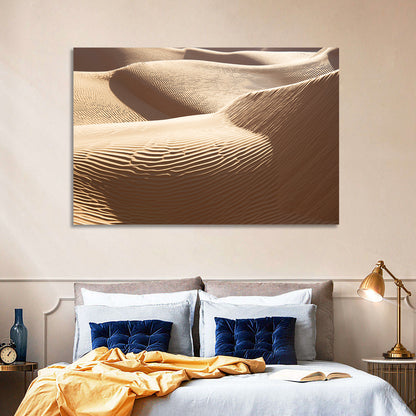 Sahara Sand Dunes Close-up Wall Art
