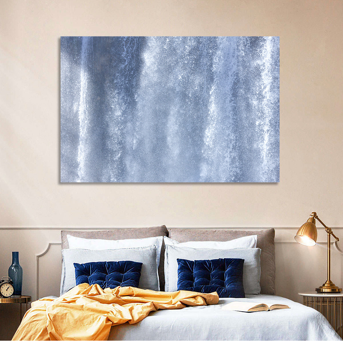 Abstract Waterfall Pattern Wall Art