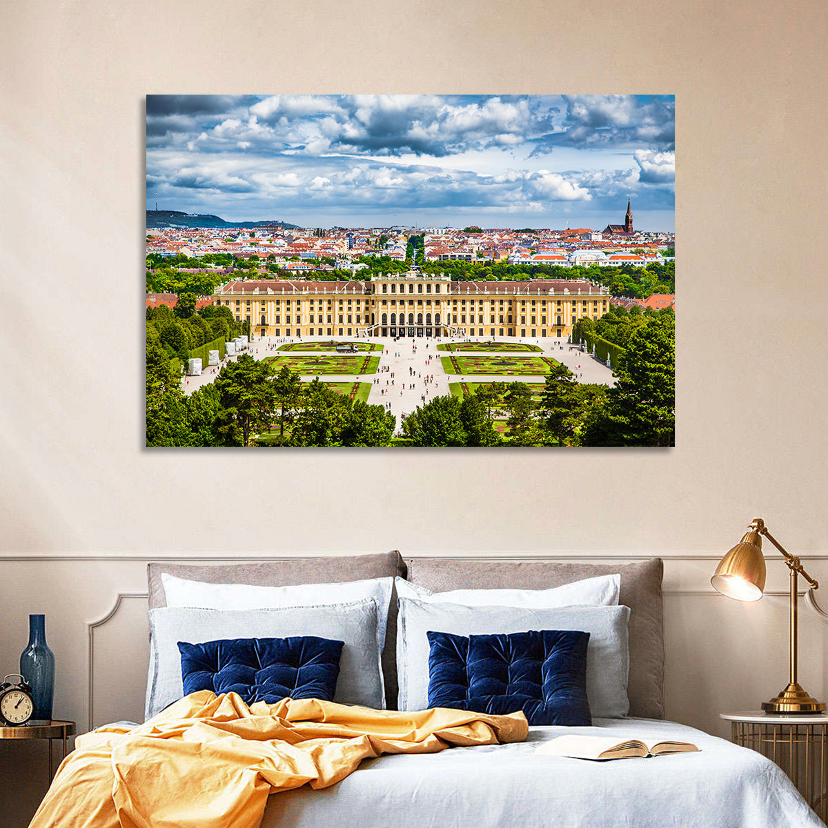 Schönbrunn Palace and Great Parterre Gardens Wall Art
