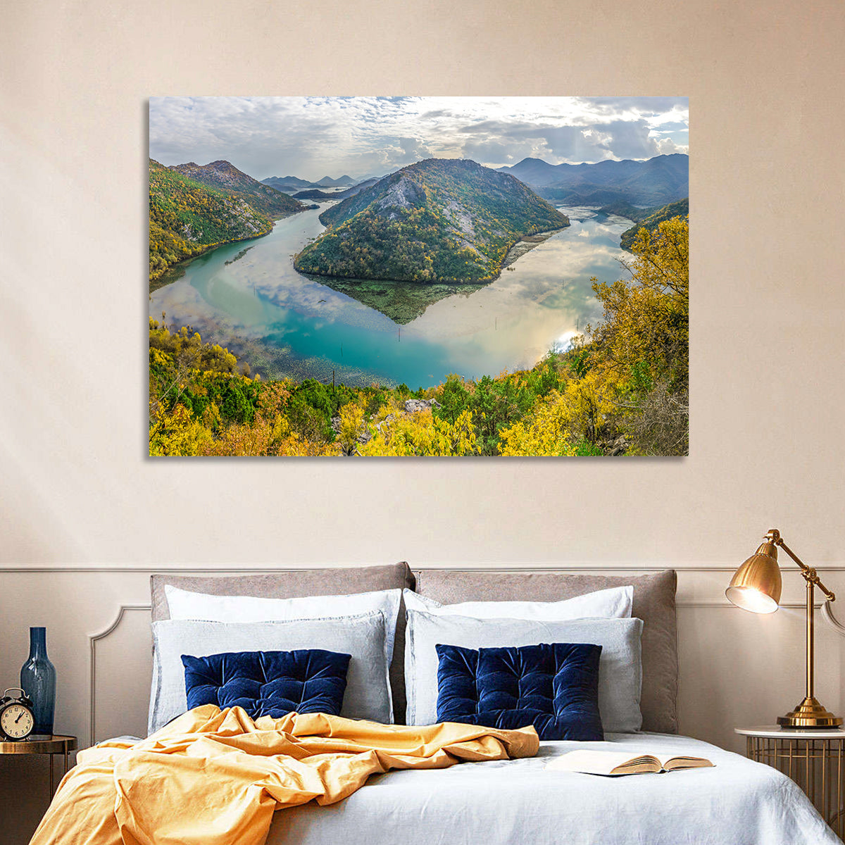 Rijeka Crnojevića Bend, Lake Skadar Wall Art