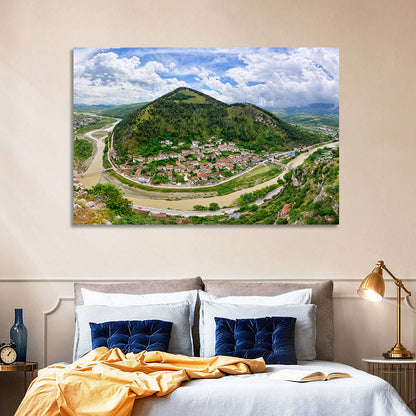 Berat Osum River View Wall Art