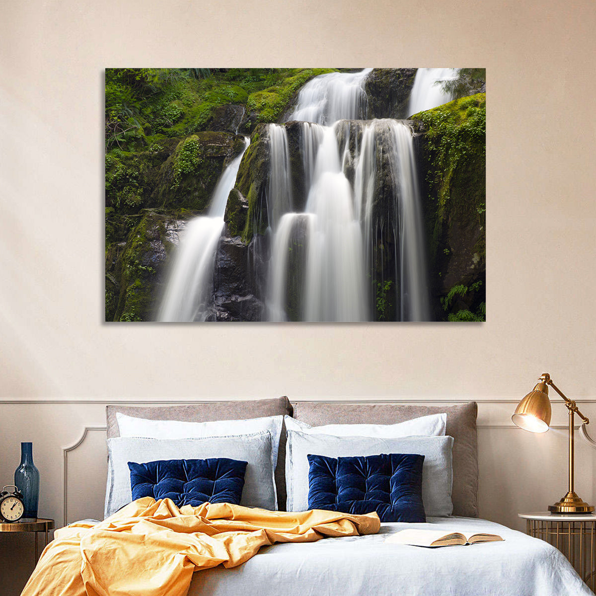 Mossy Kentucky Waterfall Wall Art
