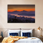 Luang Prabang Sunset Over Mekong Wall Art
