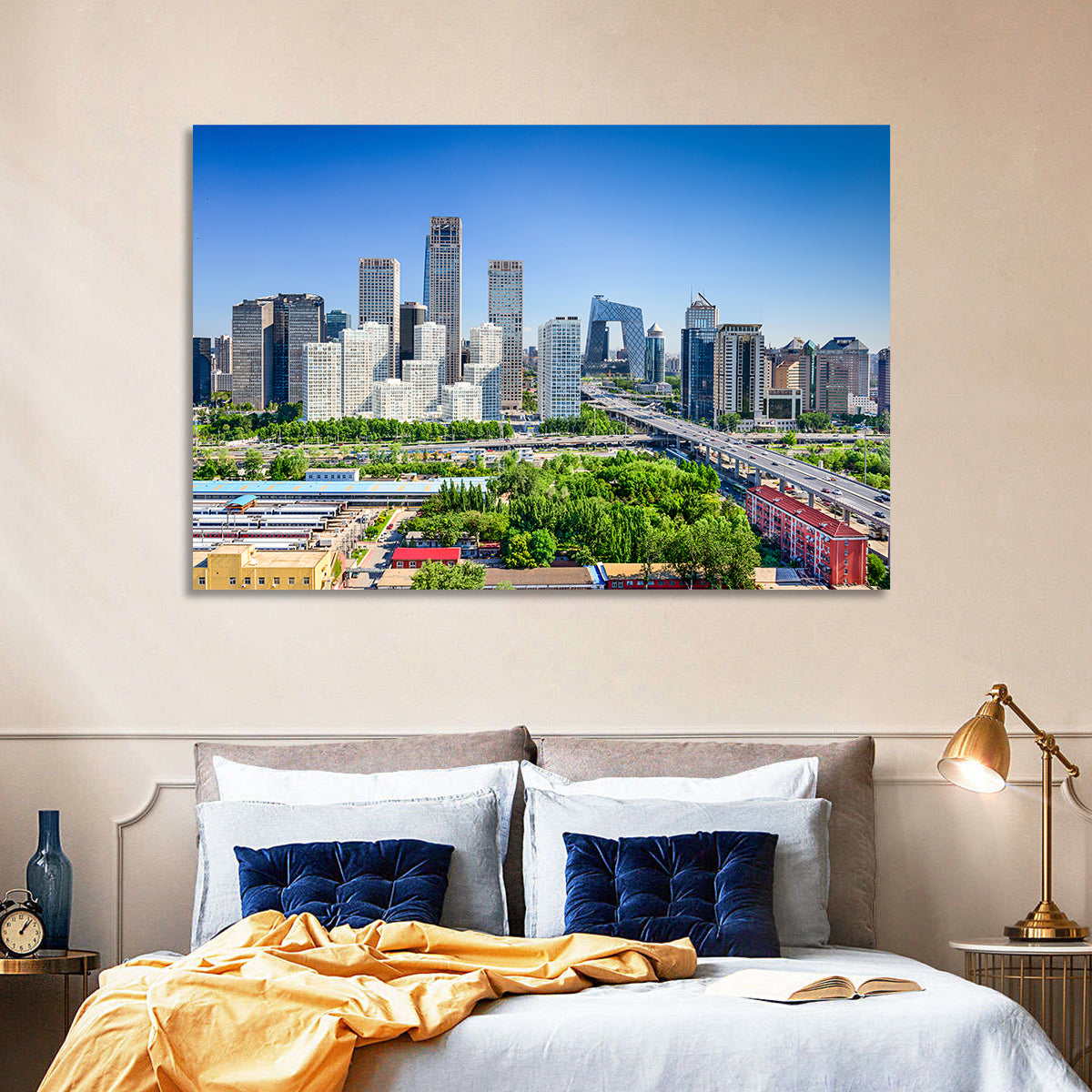 Beijing Cctv Headquarters Skyline Wall Art