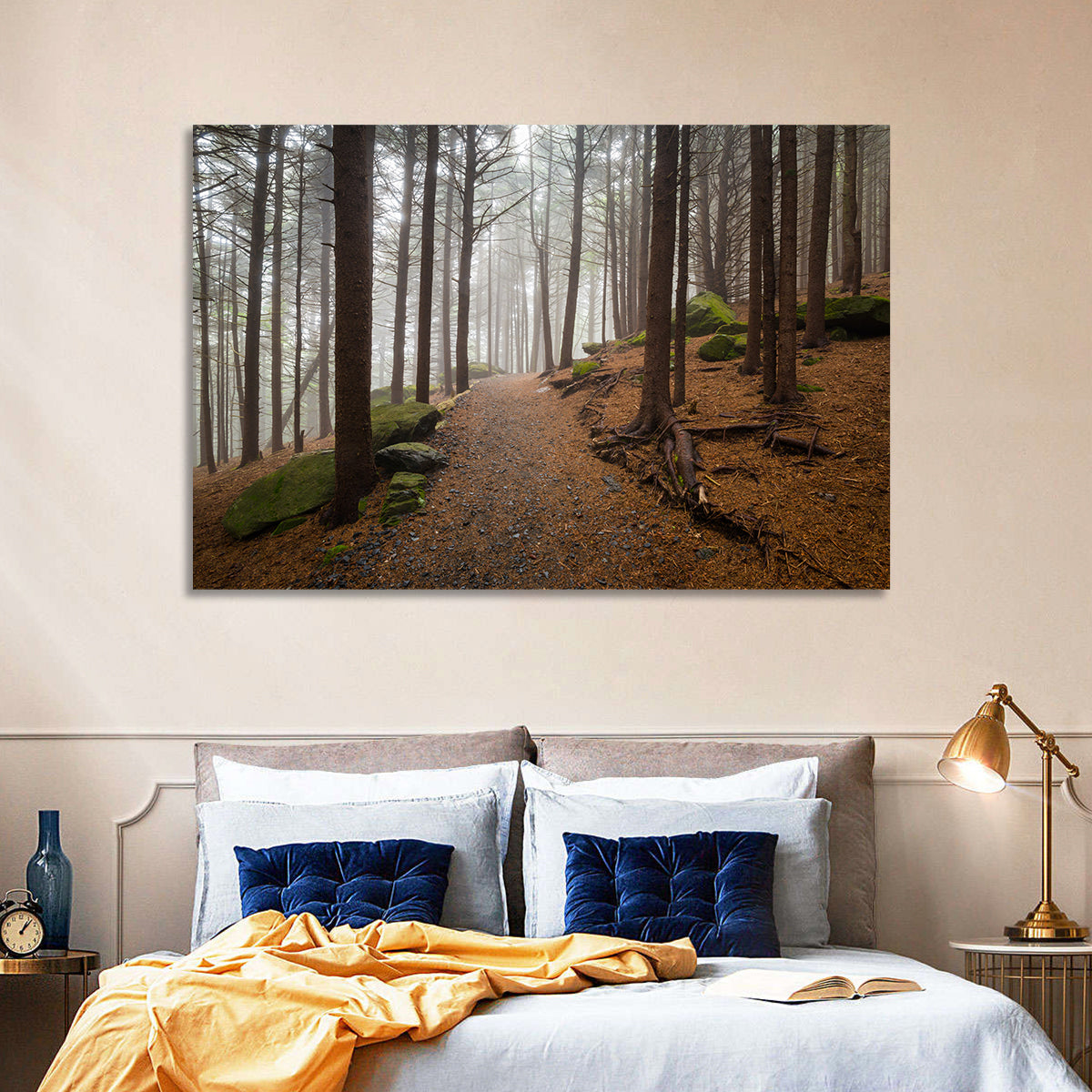 Misty Appalachian Trail Path Wall Art