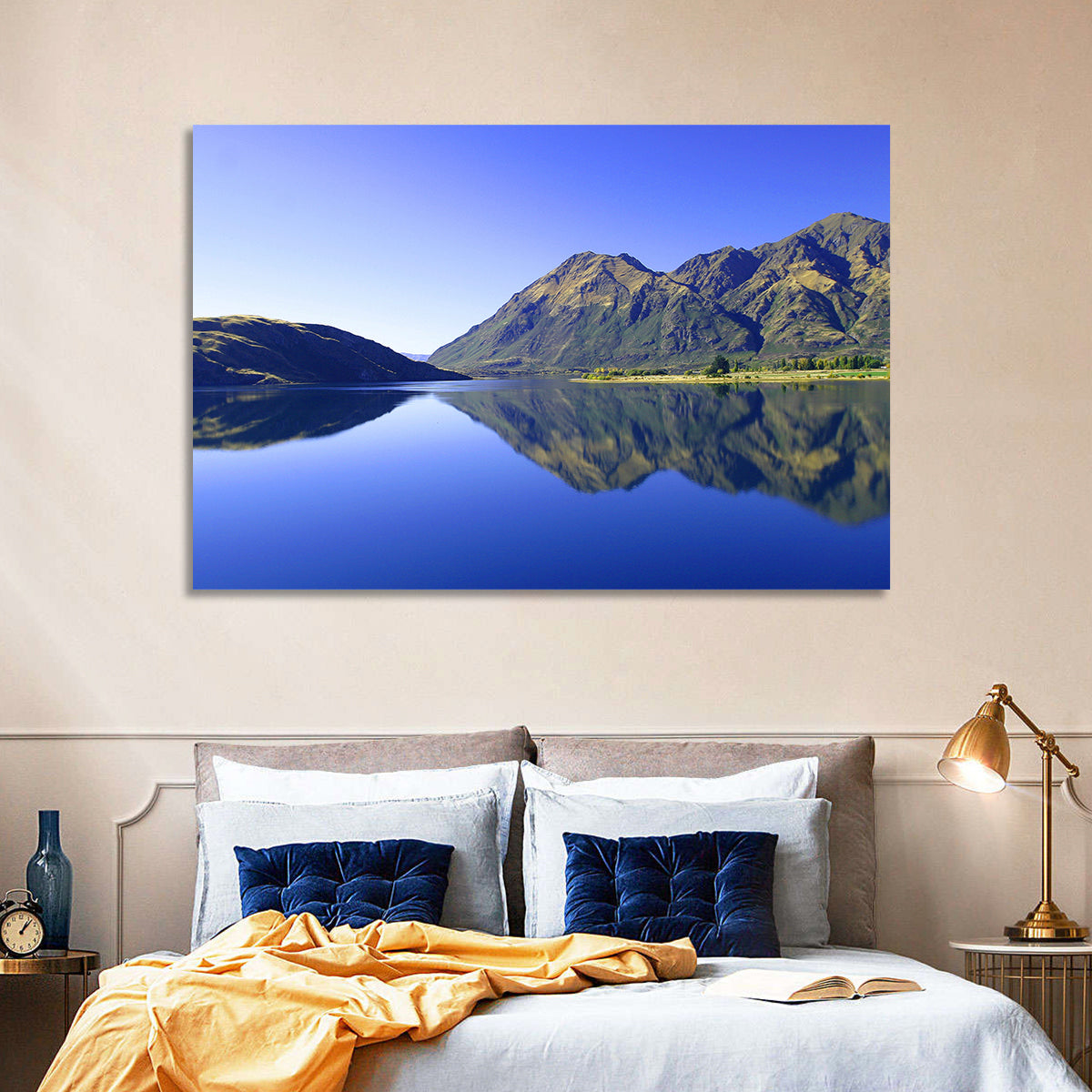 Lake Hawea Mirror Reflection Wall Art