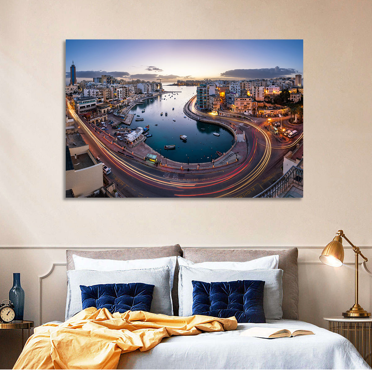 Spinola Bay Light Trails Wall Art