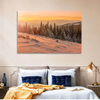 Hoverla Snowfield at Sunset Wall Art