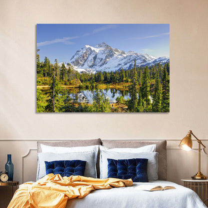 Mount Shuksan Lake Reflection Wall Art