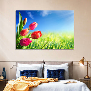 Tulips in Spring Wall Art