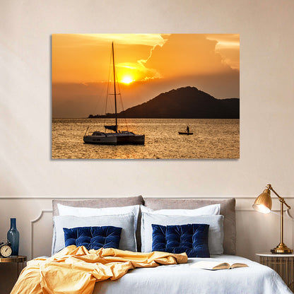 Mama Afrika Sunset, Lake Malawi Wall Art