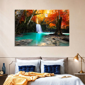 Tropical Waterfall Wall Art