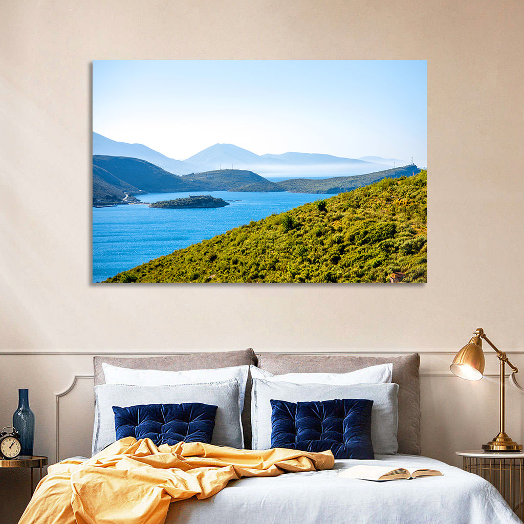 Porto Palermo Bay with Ali Pasha Castle Wall Art