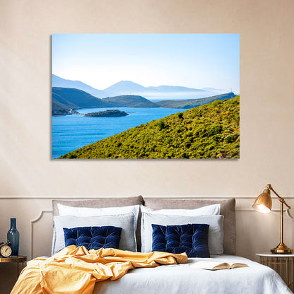 Porto Palermo Bay with Ali Pasha Castle Wall Art
