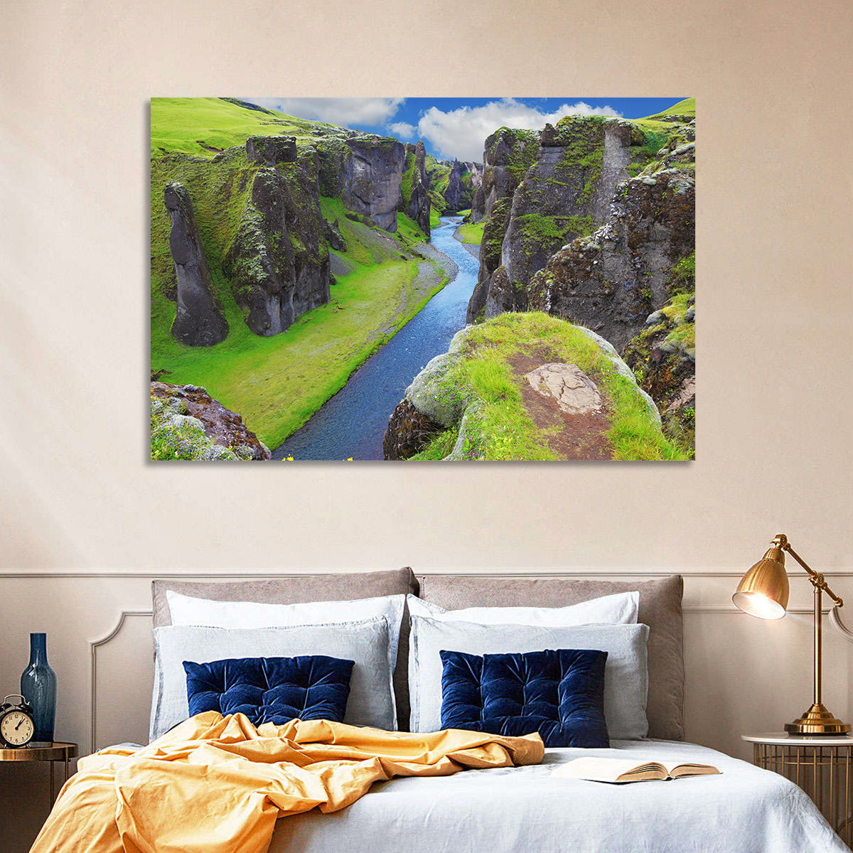Neverland Cliffs, Fjaðrárgljúfur Canyon Wall Art
