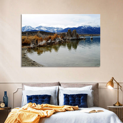 Mono Lake Tufa Towers with Mount Whitney Wall Art