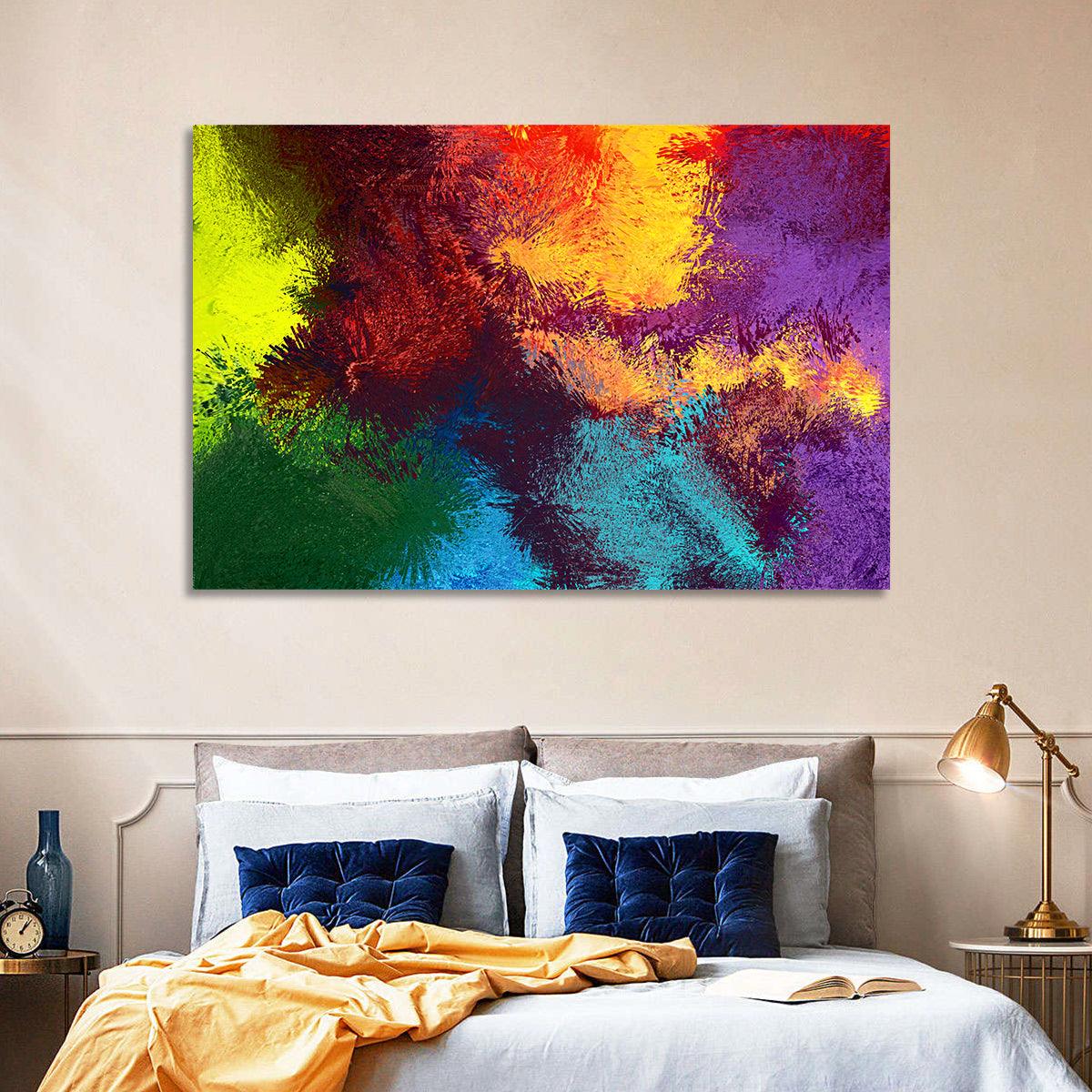 Sparkling Colors Abstract Wall Art