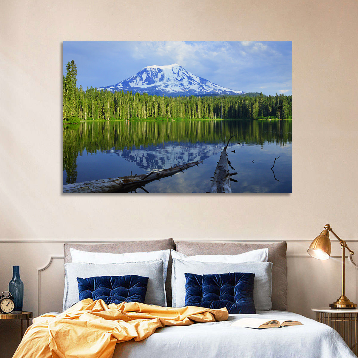 Mount Adams Reflection at Takhlakh Lake Wall Art