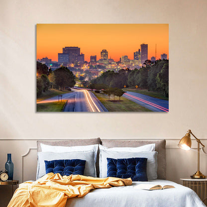 Jackson Downtown Skyline Wall Art
