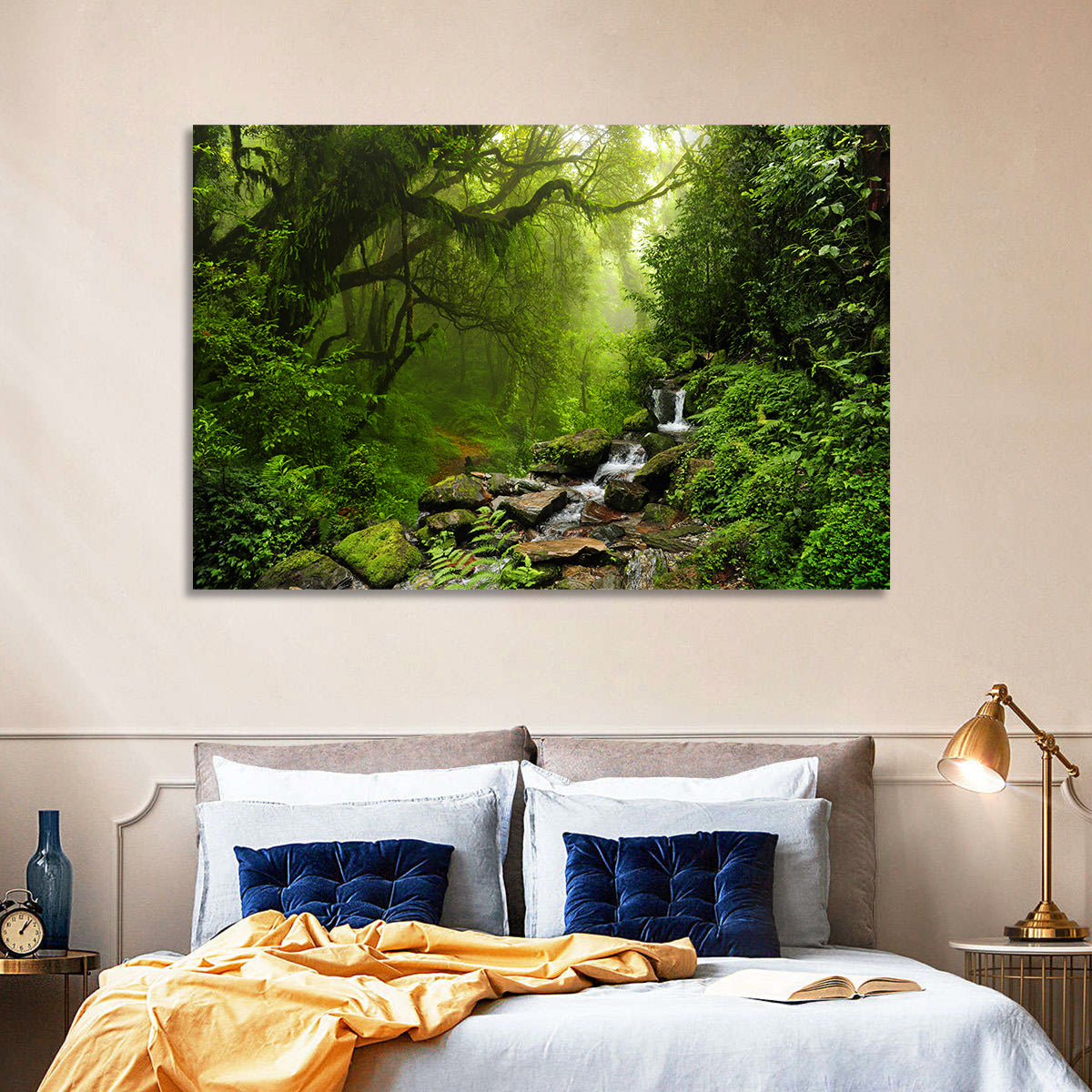 Annapurna Jungle Stream Wall Art