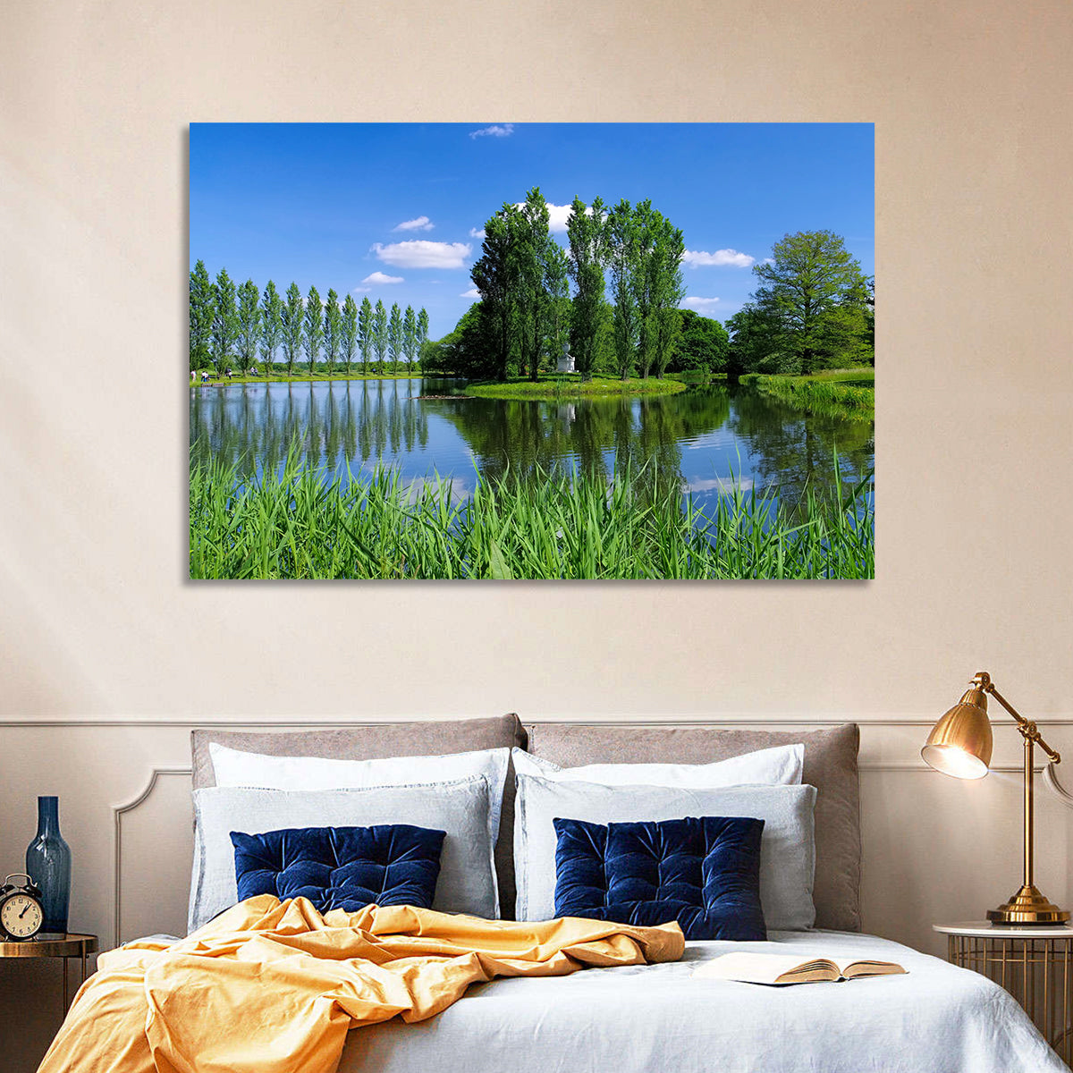 Woerlitz Rousseau Island Reflection Wall Art