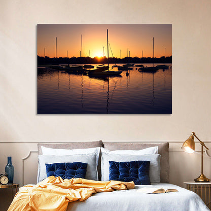 Lake Harriet Golden Sunrise Wall Art