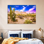 Arizona Saguaro Sunset Wall Art