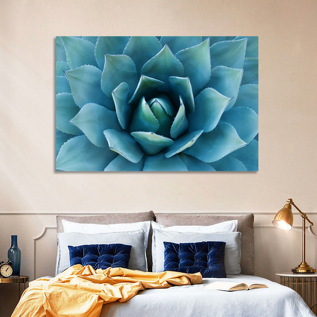 Spiral Agave Macro Wall Art