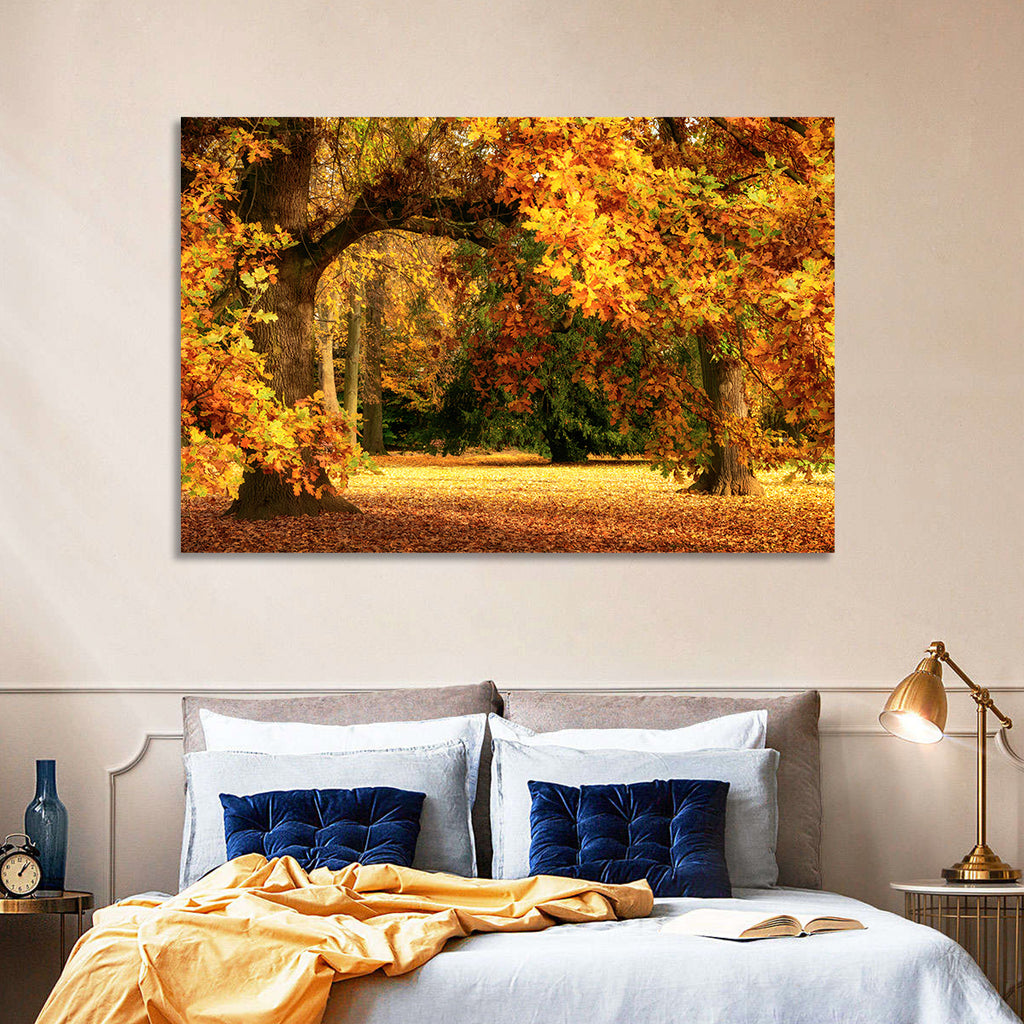 Autumn Park Oaks Wall Art