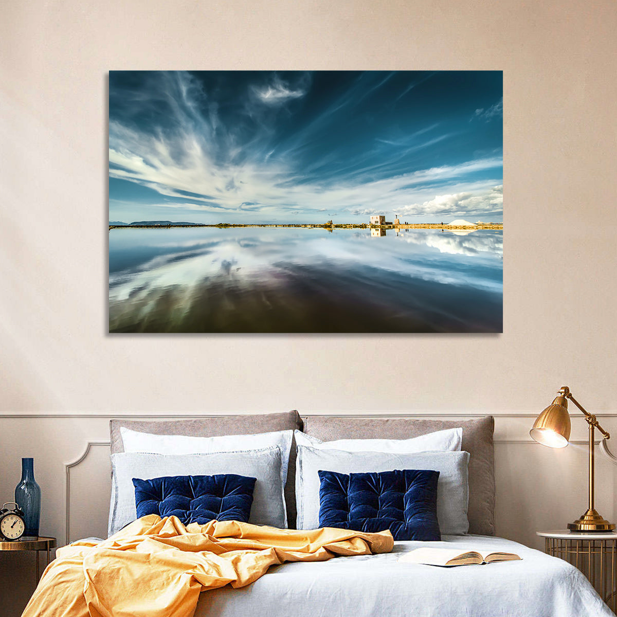 Nubia Salt Pans Reflection Wall Art