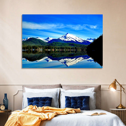 Juneau Mountains Reflection Wall Art