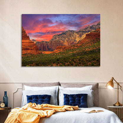 Sedona Red Rocks Sunrise Wall Art
