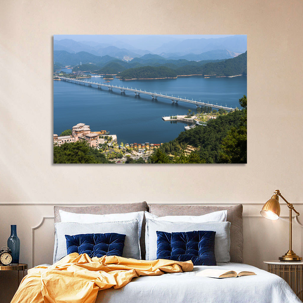 Qiandao Lake Bridge View Wall Art