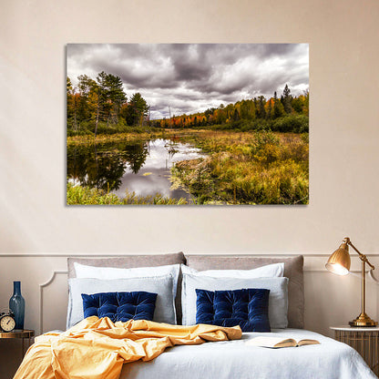 Michigan Autumn Marsh Wall Art