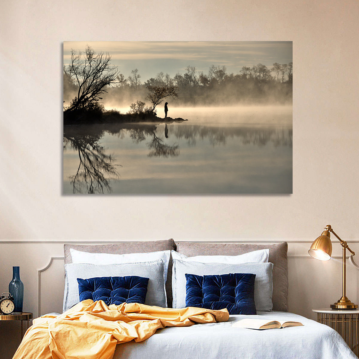 Centennial Lake Mist Wall Art