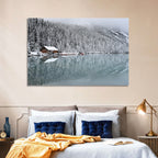Lake Louise Winter Reflection Wall Art