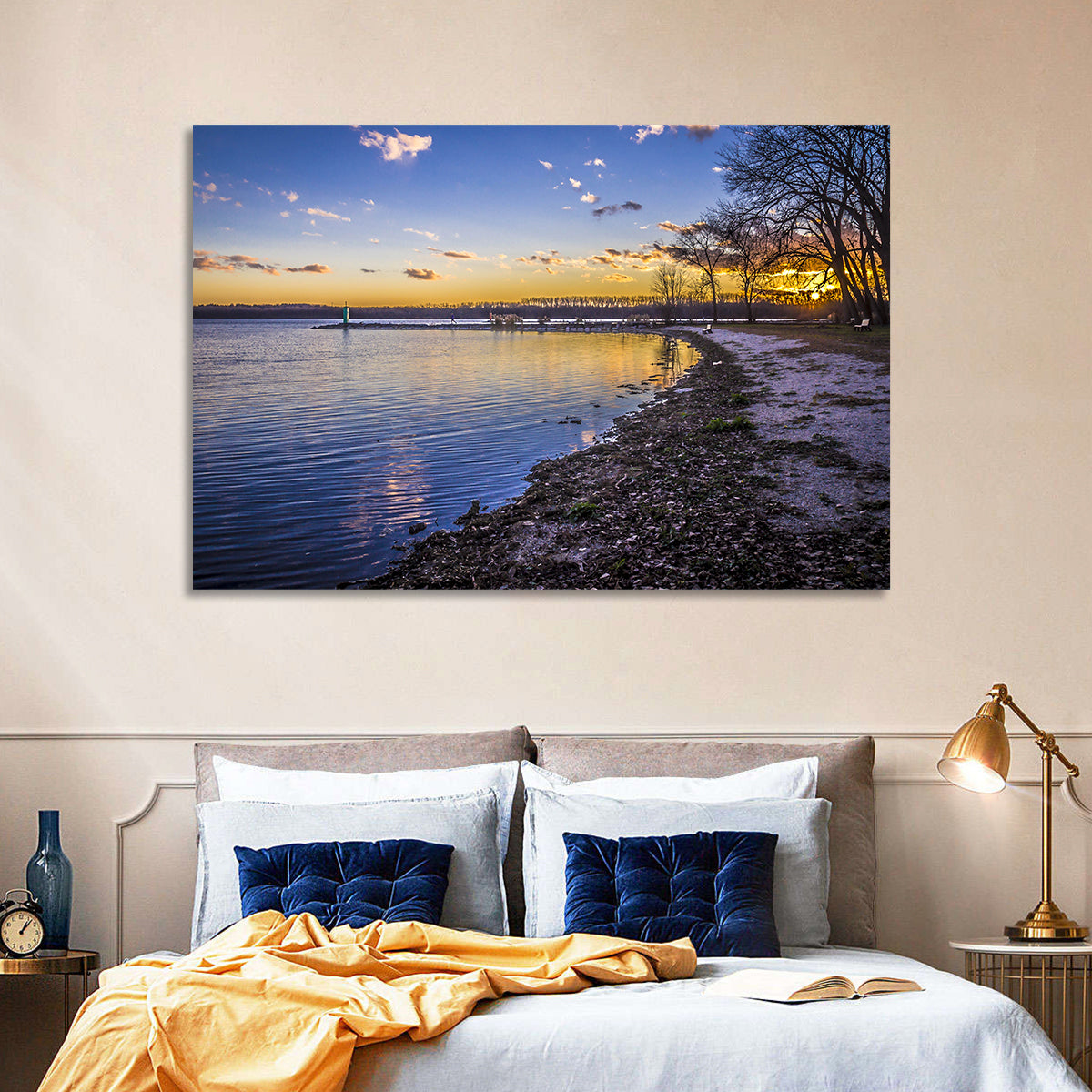 Onondaga Lake Sunset Wall Art