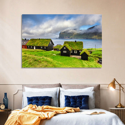 Saksun Village Landscape Wall Art