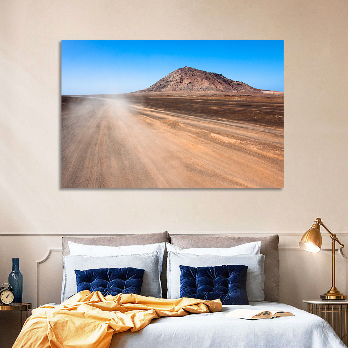 Cabo Verde Crater Road Wall Art