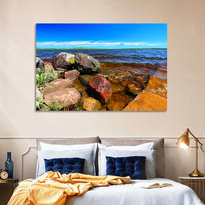 Lake Gogebic Rocky Shoreline Wall Art