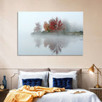 Autumn Morning at Crystal Lake Wall Art